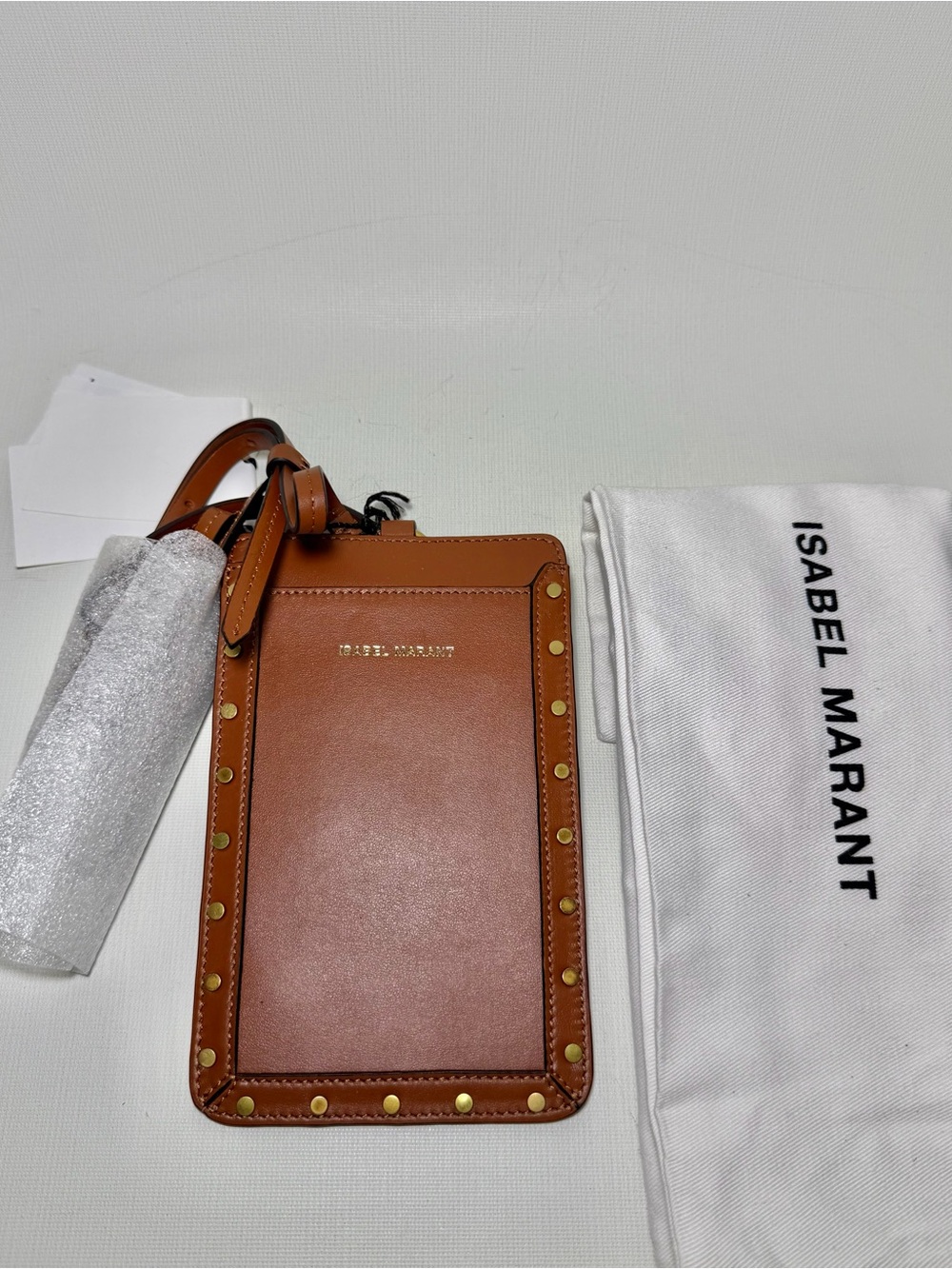 Isabel Marant Tieli Phone Holder /
Phone Crossbody Bag